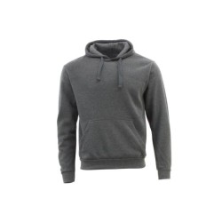 Dark Grey Unisex Basic Plain Hoodie