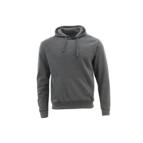 Dark Grey Unisex Basic Plain Hoodie