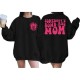 Women's oversized mom sweatshirt fun letter print mom pullover top casual crew neck loose long sleeve shirt